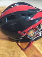Cascade Pro 7 Seven Lacrosse Helmet New Black Red