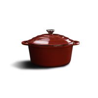 enamel round cast iron dutch oven cookware saucepan