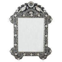 bone inlay mirror