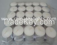 Tealight Candles Long Burning Hour White Unscented