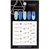 Passet Metallic Nail Art Beautiful Sticker