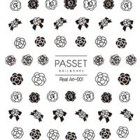 Passet Real Nail Art Sticker For Nail Decoration