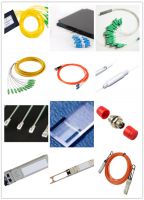 optical plc splitter, fiber optic patch cord/pigtail, WDM, active optical cable, adaptor