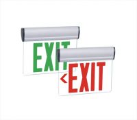 Exit sign with certificate URL