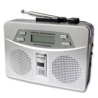  AM/FM dual band radio cassette  recorder with auto-reverse