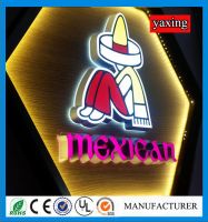 China manufacturer acrylic led light letter mini letter