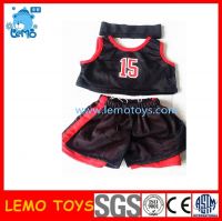 Teddy bears' basketball uniform