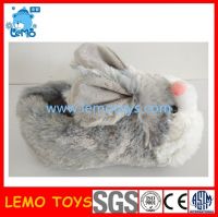 Children plush bunny slippers