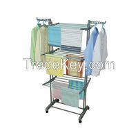 3-tier stainless steel clothes drying hanger