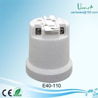 Ce High Quality LED Parts E40 Ceramic Porcelain Lamp Base with Bracket