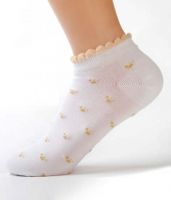 Lace Jacquard Cotton Socks