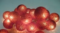 cotton ball string light $2.99 per set 