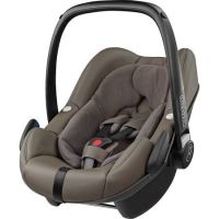 Maxi-Cosi Leather Pebble Plus i-Size Group 0+ Baby Car Seat, Major Brown