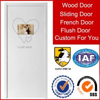 2016 Latest products 3D print white wood door