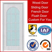 Glazed wood door, French wood door, Glass wood door