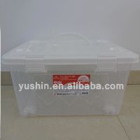 45L Clear Plastic Storage Box with Lid