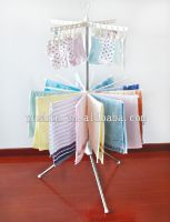 2-Layer Plastic Free Standing Towel Rack