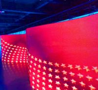 P3.91/P4.81 indoor curve LED display screen, curve LED video wall