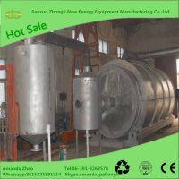 Continuous waste tire plastic rubber pyrolysis plant