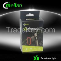 Meilan X6 Usb Reachargeable Led Bike Rear Tail Light