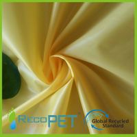 380T 100% RPET Fabric Recycled Polyester Taffeta Microfiber Fabric