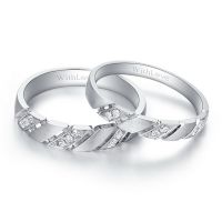 wholesale jewelry Solid 18k 9k 14k White Gold Diamonds Wedding Rings Wedding Bands