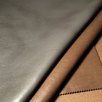 Two-Tone Embossed And Printing PU Leather for Sofa