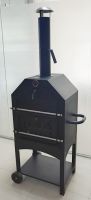 Steel with Black Powder Coated Pizza Oven Grill Charcoal Fuel