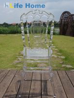 Crown chiavari chair crystal clear wedding chair banquet hotel chair