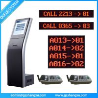 17 inch High Quality Bank Wireless Queue Management System with Best Software