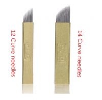 Pcd 3d Eyebrow Embroidery Microblades 12pins