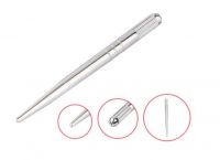 Silver Manual Tattoo Pen For 3d Eyebrow Embroidery