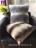 Double Side Fake Fur Discharge Printing China Cushion