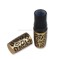 Leopard Print Lipstick Container Aluminium Lipstick Tube Cosmetics Packaging