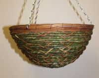 Green Rope Hanging Basket
