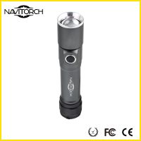 Zoomable Bottom Magnet Rechargeable Led Flashlight/led Torch (nk-1861)