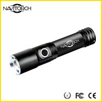 Zoomable Bottom Magnet Rechargeable Led Flashlight/led Torch (nk-1861)