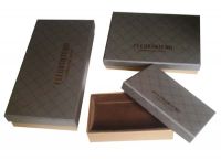 custom recycled carboard box packaging factory with gold stamping logo