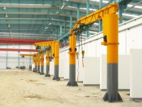 10 ton fixed column arm slewing jib crane