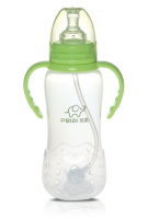 300ml Standard neckgourd frosted feeding bottle with handle