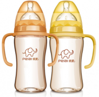 240ml Wide-neck arc glass protective feeding bottle
