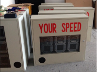 low price speed radar sign led display outdoor warning display