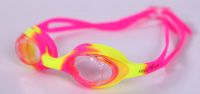 2015 Colorful silicone kids swimming goggles