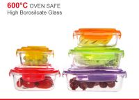 pyrex glass food container with airtight lid