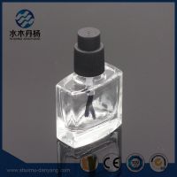 Fancy 8ml Flat Square Clear Glassgel Polish Bottle