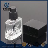 Fancy 8ml Flat Square Clear Glassgel Polish Bottle