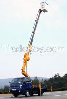 DHS17AP truck mounted aerial work platform boom crane work bucket