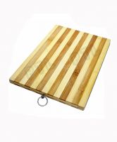wooden cutting board with active hanger 