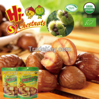 roasted peeled chestnuts snacks