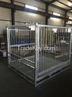 stackable wire rolling storage container